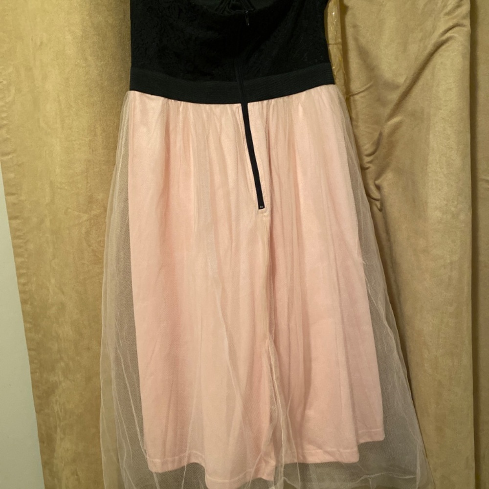 New Charlotte Russe black strapless dress with sheer new - Picture 6 of 6